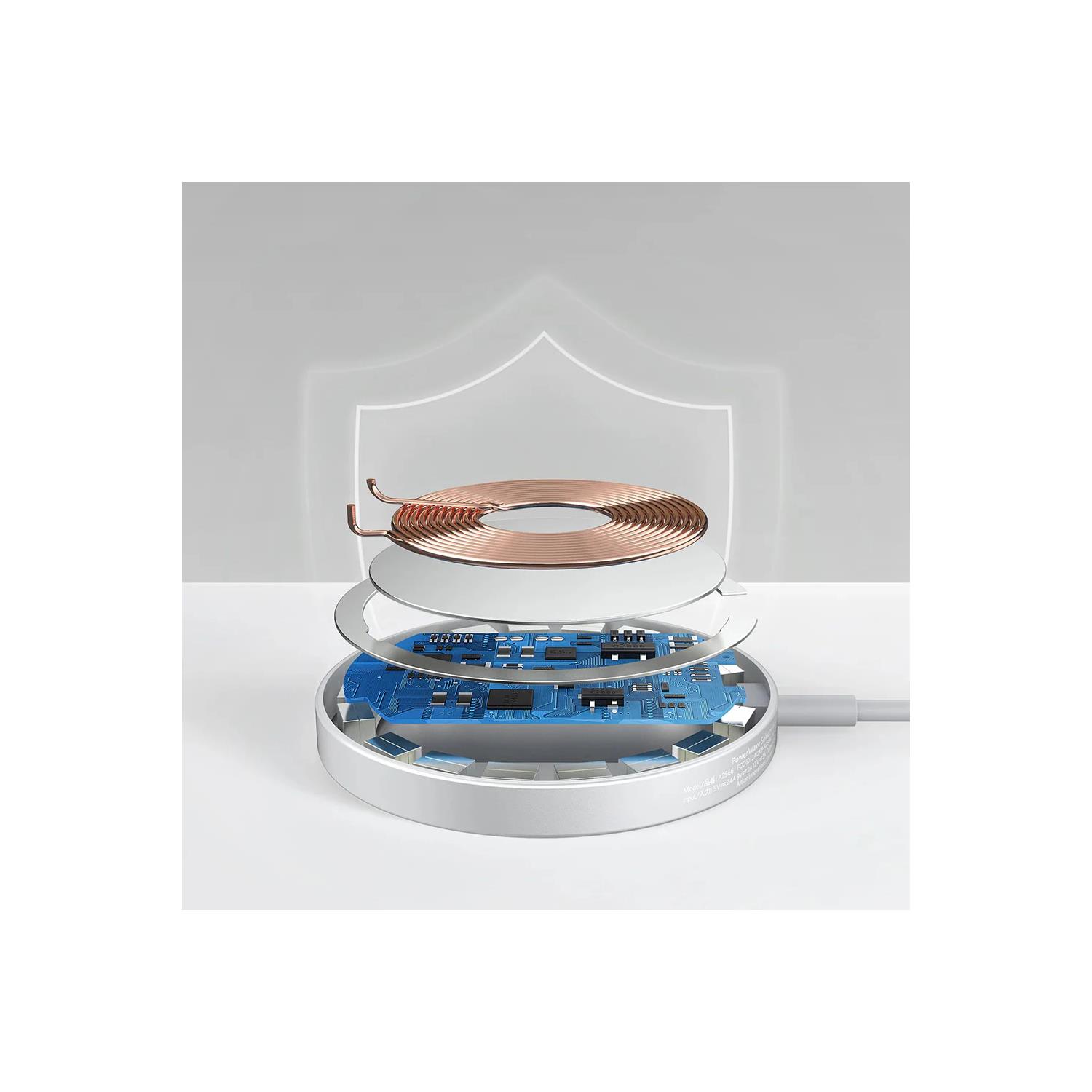 Anker Magnetyczna �adowarka indukcyjna PowerWave Select+ 18W Srebrna / 3