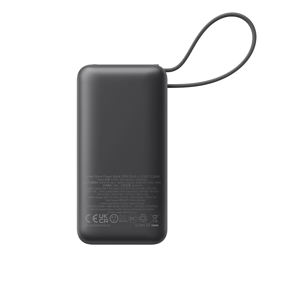 Anker powerbank Anker Nano 10000mAh 30W z wbudowanym z��czem USB-C / 6