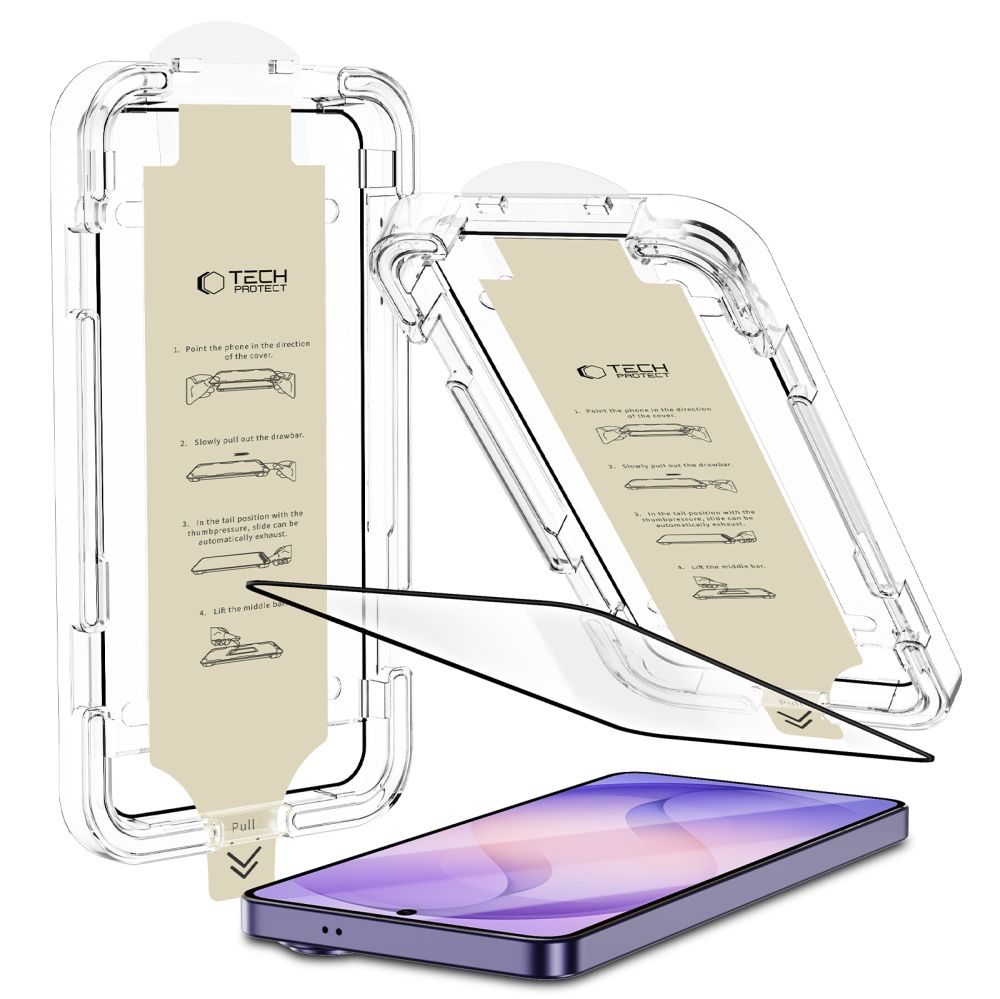 Antyrefleksyjne Tech-protect Quick Set Ar+ czarne Samsung Galaxy S26 Ultra / 2