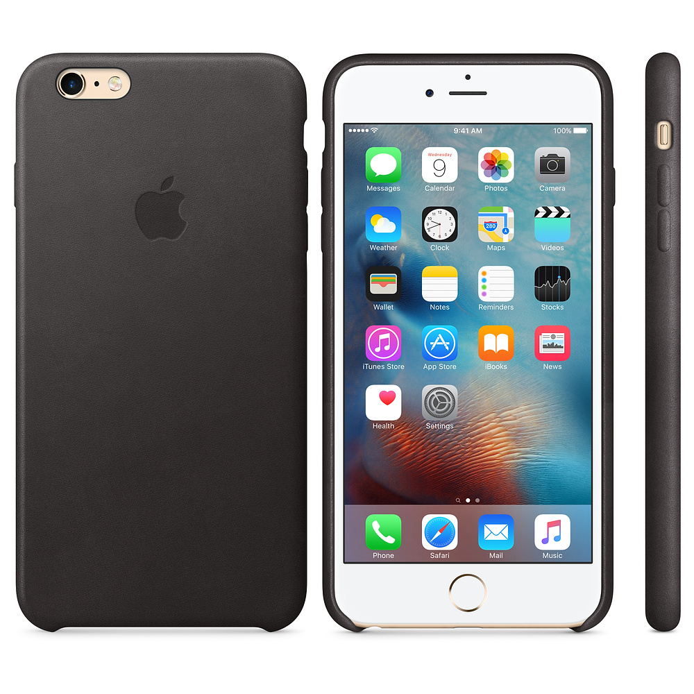 Apple iPhone 6s Plus Leather Case czarny Apple iPhone 6s Plus / 2