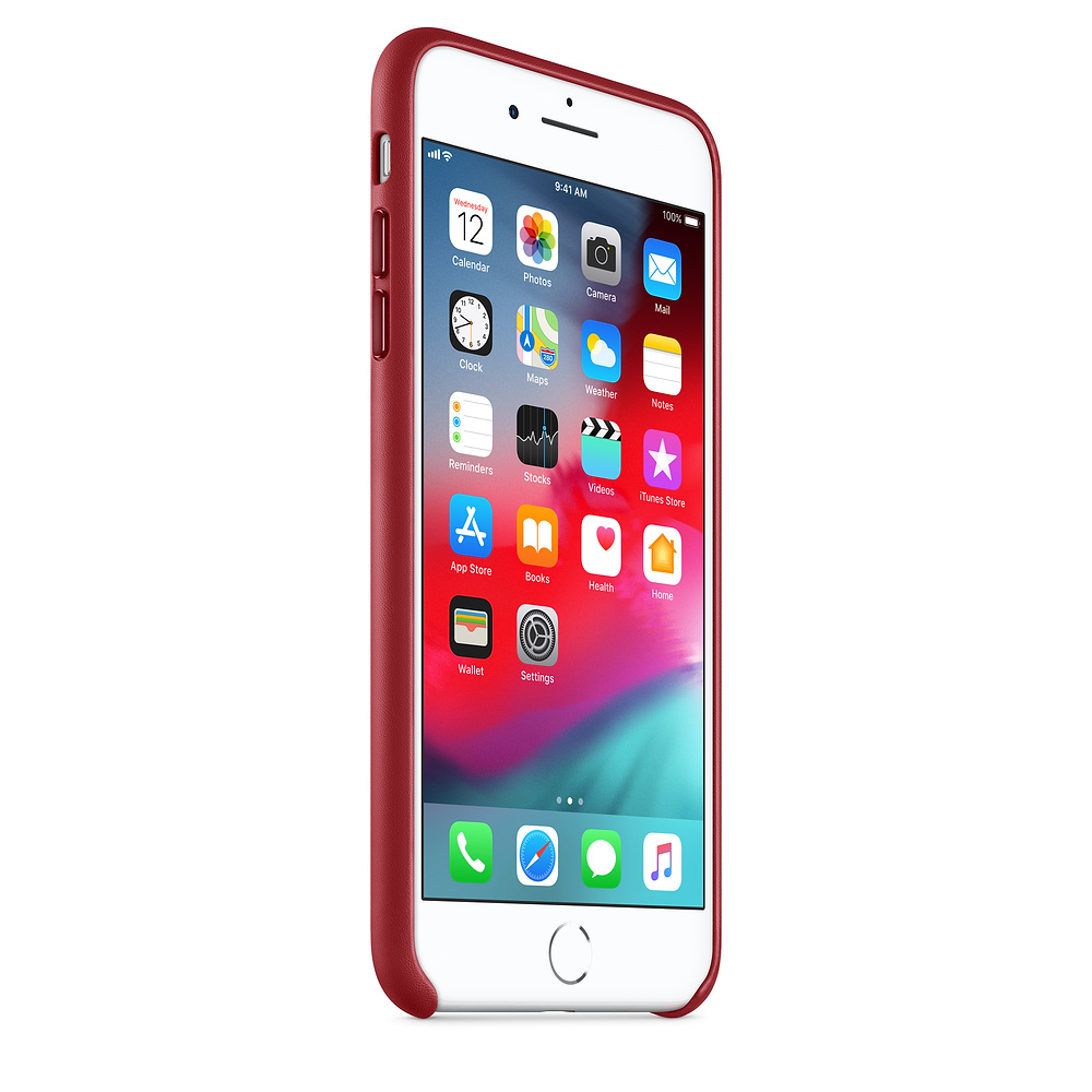 Apple iPhone 8 Plus/7 Plus Leather Case czerwony Apple iPhone 7 Plus / 2
