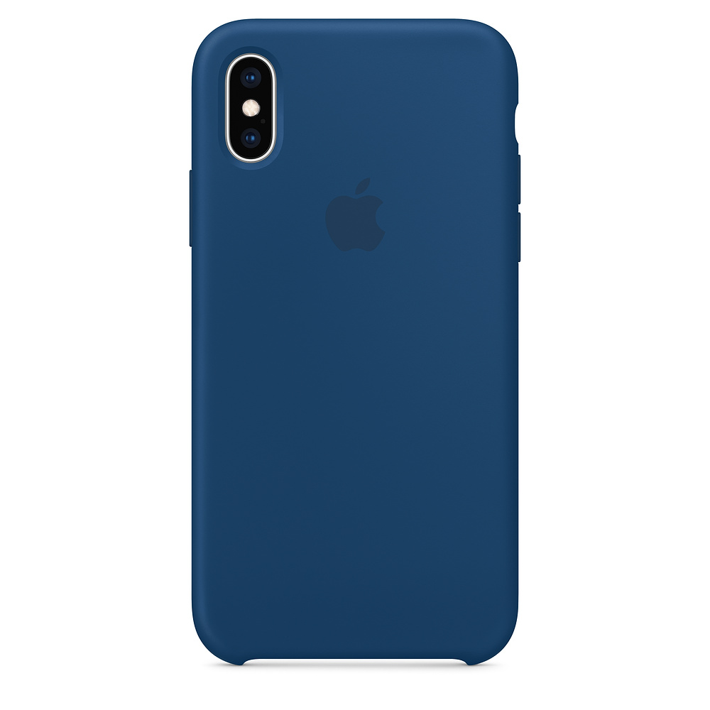 Apple iPhone XS Silicone Case burzowy b��kit Apple iPhone XS