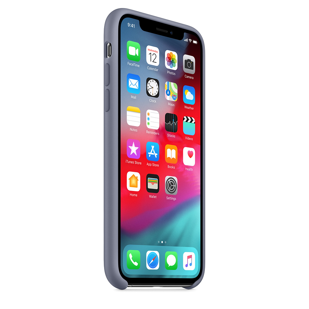 Apple iPhone XS Silicone Case lawendowa szaro�� Apple iPhone XS / 2