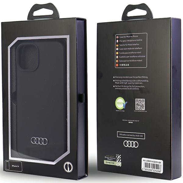 Audi nakadka czarny Apple iPhone 14 / 6
