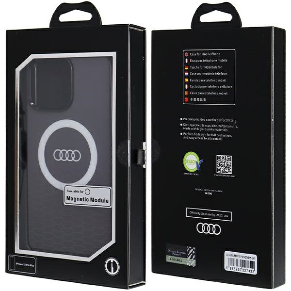 Audi nakadka czarny Apple iPhone 15 Pro Max / 7