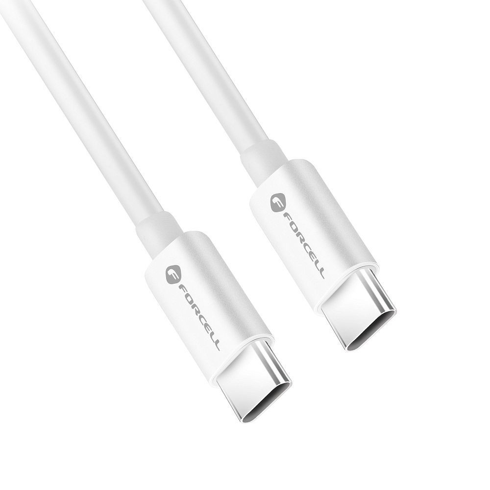 Bardzo długi kabel do ładowarki FORCELL USB-C 60W 3m biały Samsung Galaxy M62 / 3 Bardzo długi kabel do ładowarki FORCELL USB-C 60W 3m biały Samsung Galaxy M62 / 3