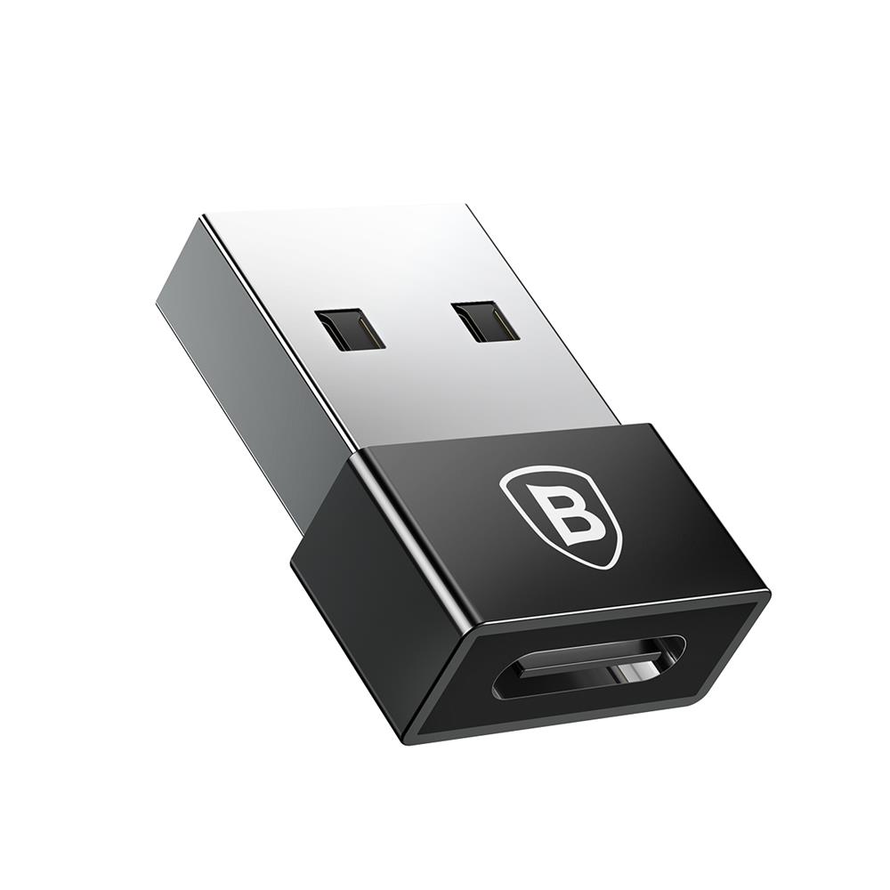 Baseus adapter Exquisite USB-A do USB typ-C czarny