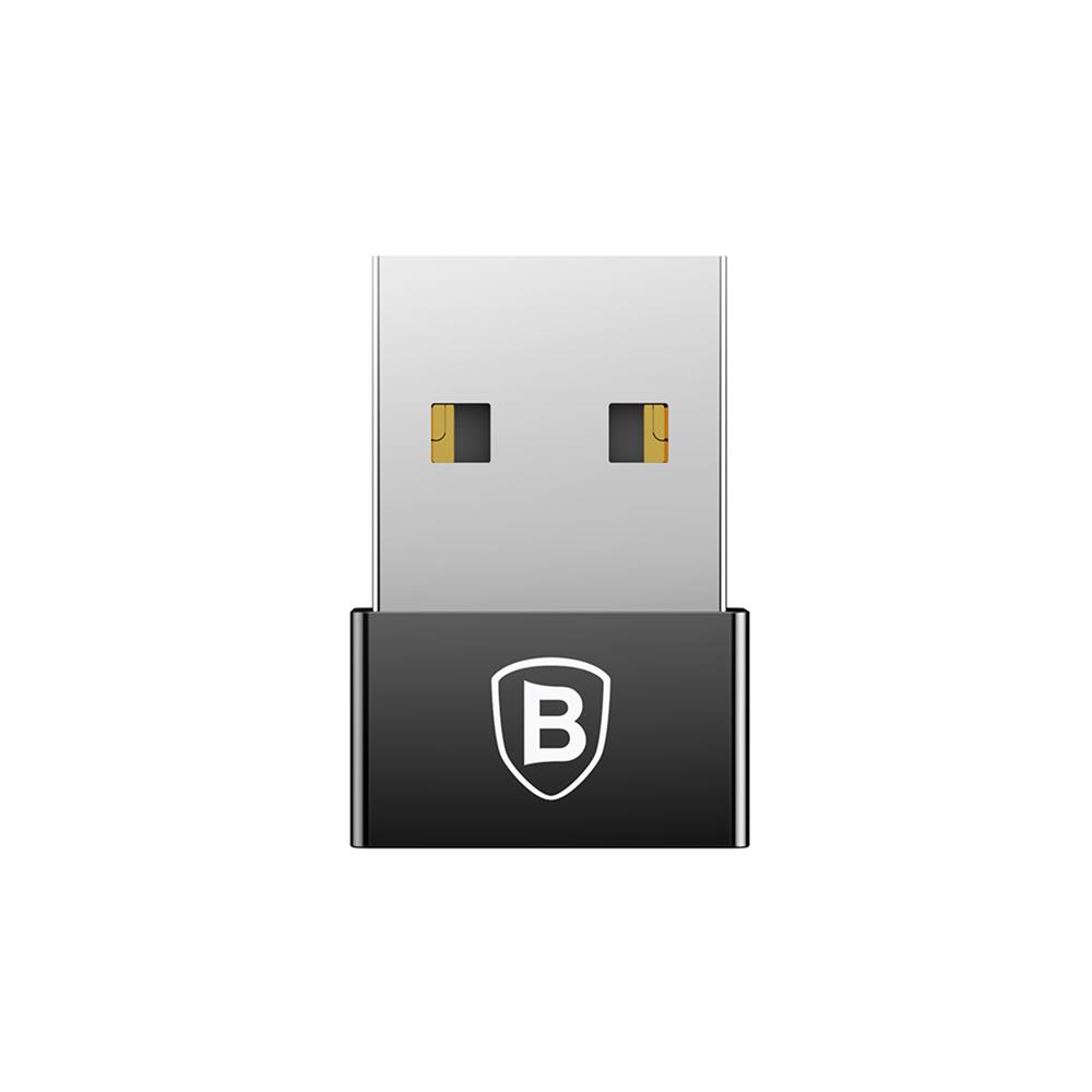 Baseus adapter Exquisite USB-A do USB typ-C czarny / 2
