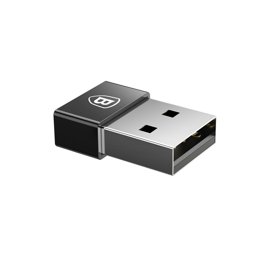 Baseus adapter Exquisite USB-A do USB typ-C czarny / 3