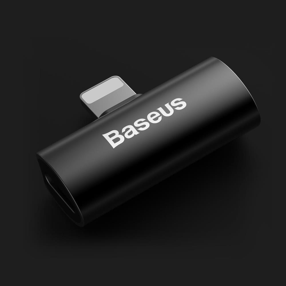 Baseus adapter L46 8-pin do 2x8-pin czarny / 5