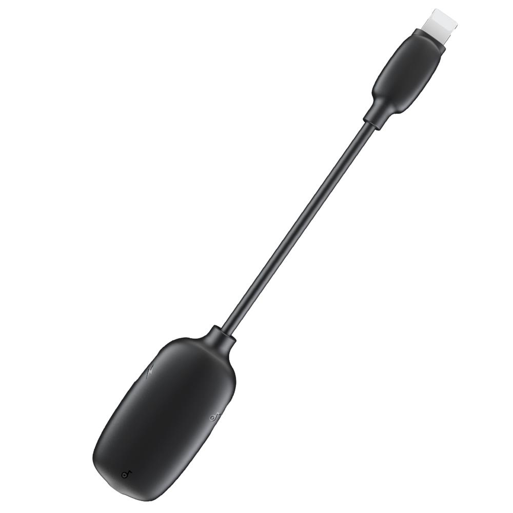 Baseus adapter L51 8-pin do 2x8-pin/jack 3,5mm czarny / 6