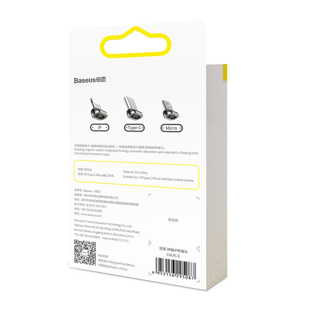 Baseus adapter magnetyczny 8-pin do kabli Zinc Magnetic / 7