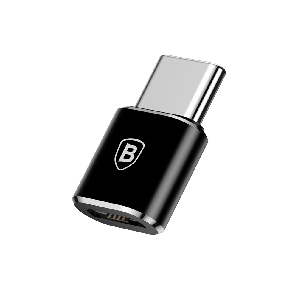 Baseus adapter micro-USB do USB typ-C czarny