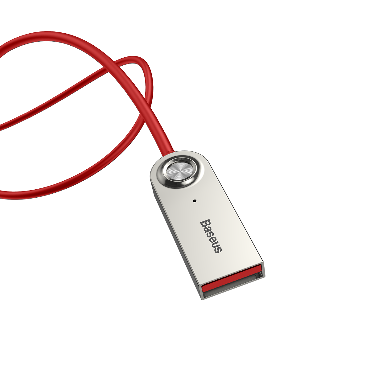 Baseus adapter odbiornik Bluetooth BA01 audio czerwony / 2