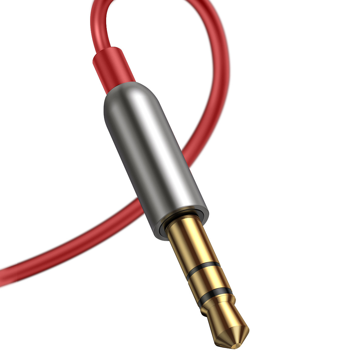 Baseus adapter odbiornik Bluetooth BA01 audio czerwony / 5