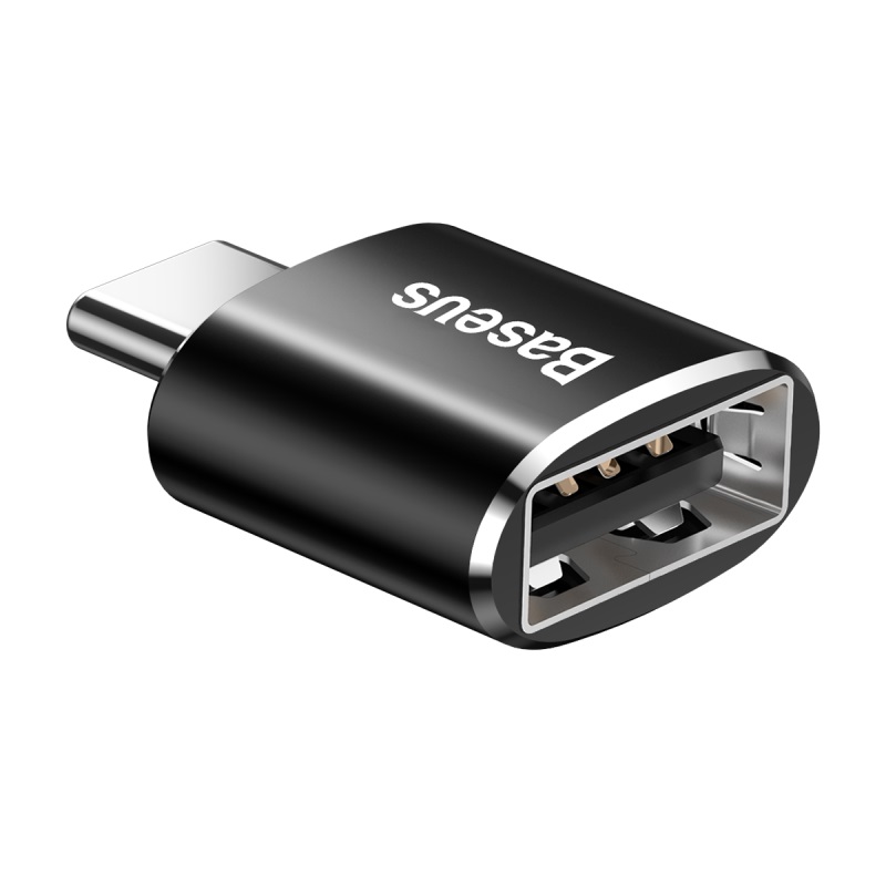 Baseus adapter OTG mini USB - USB-C czarny / 2