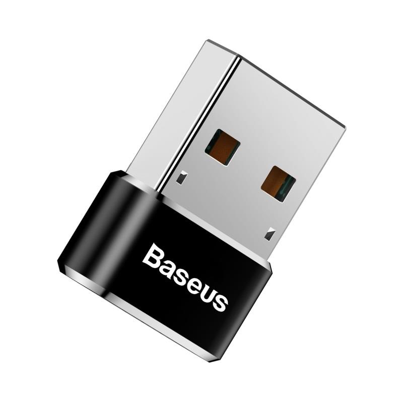 Baseus adapter OTG mini USB-C - USB czarny / 3