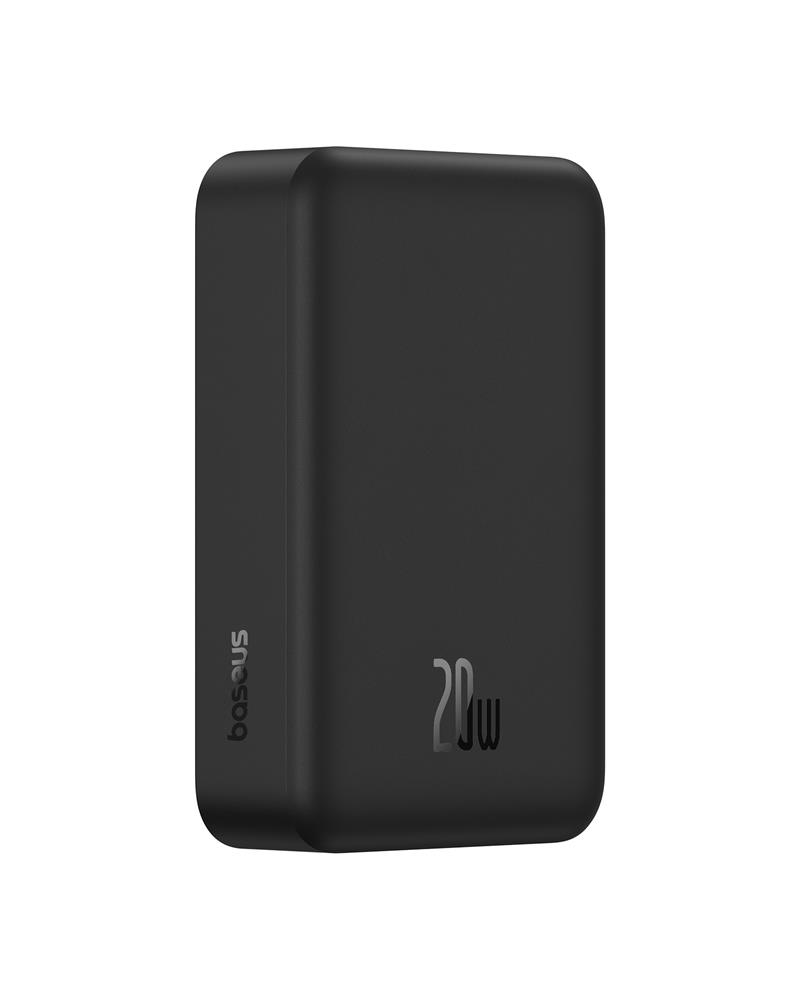 Baseus EnerFill FM41 Ultra-Mini Magnetyczny Power Bank 20W 20000mAh Czarny