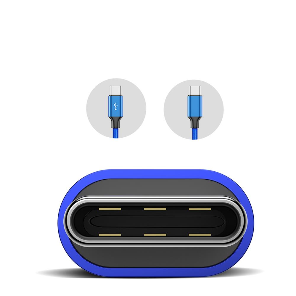 Baseus kabel Artistic (typ-c | 5m) 3A niebieski / 4