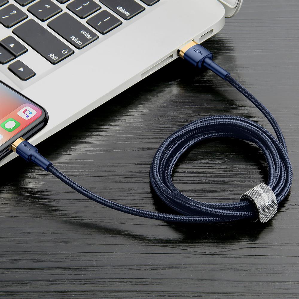 Baseus kabel Cafule (8-pin | 2 m) zoto-niebieski 1,5A / 7