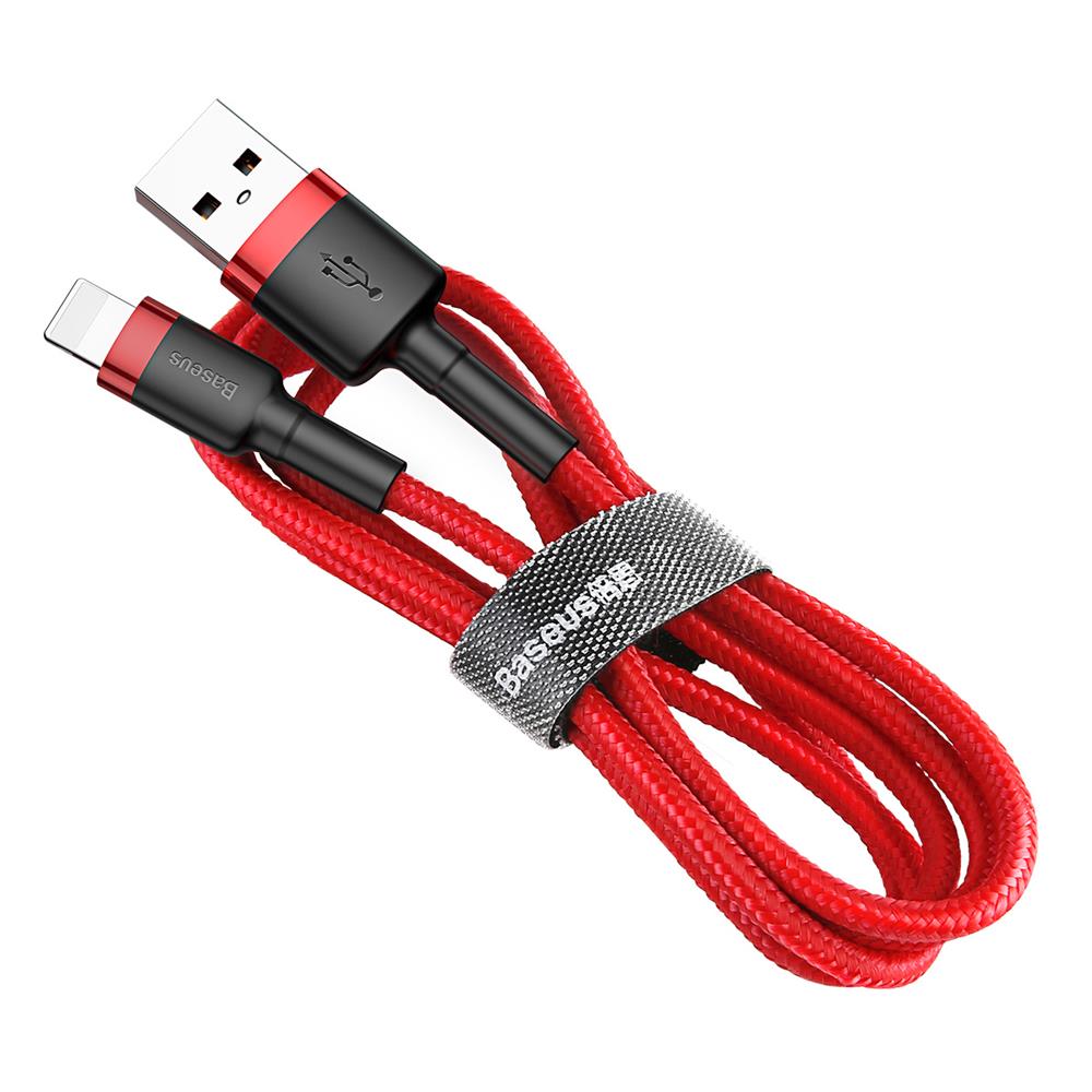 Baseus kabel Cafule (8-pin | 3 m) czerwono-czerwony 1,5A / 4