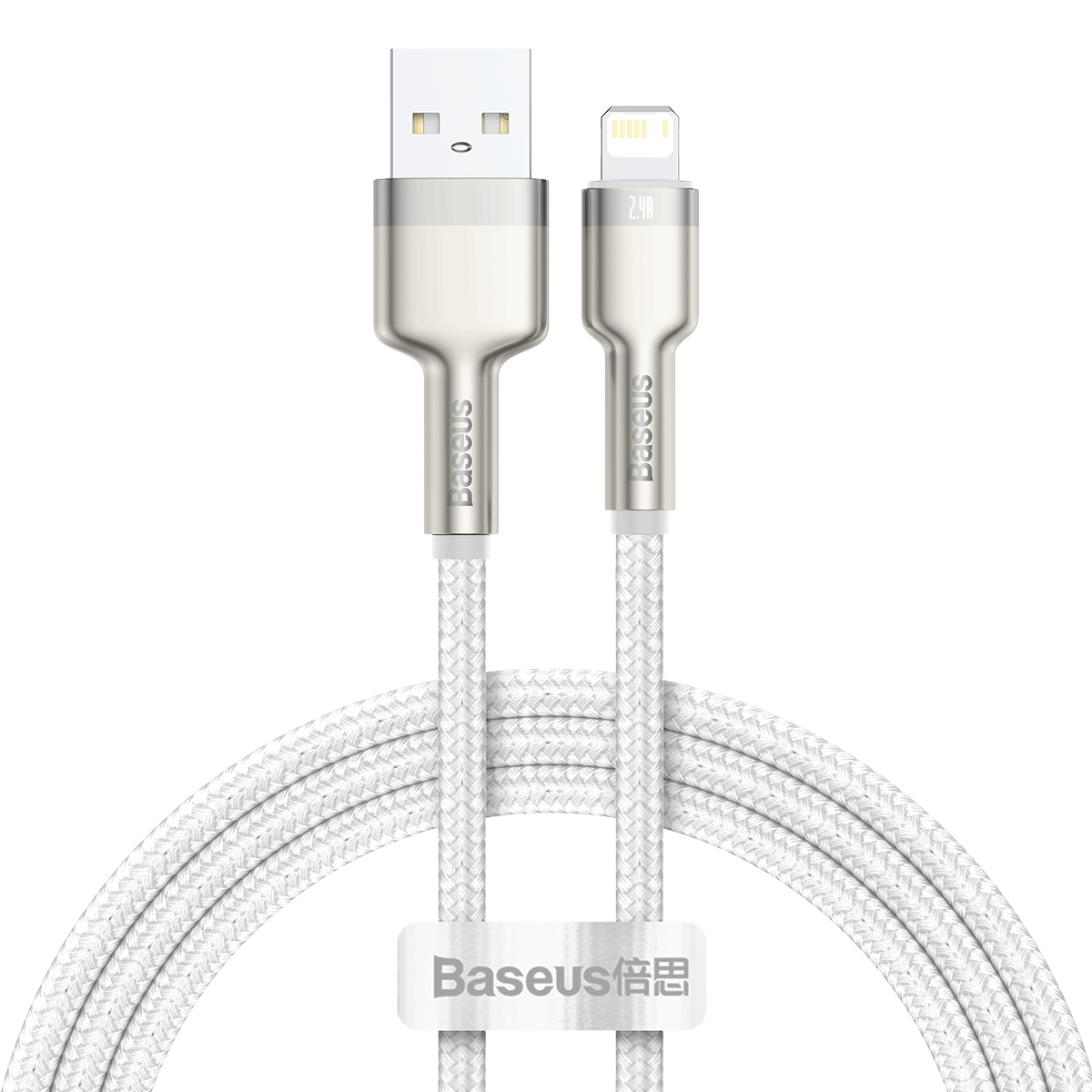 Baseus kabel Cafule Metal USB - Lightning  2,4A 1,0 m biay
