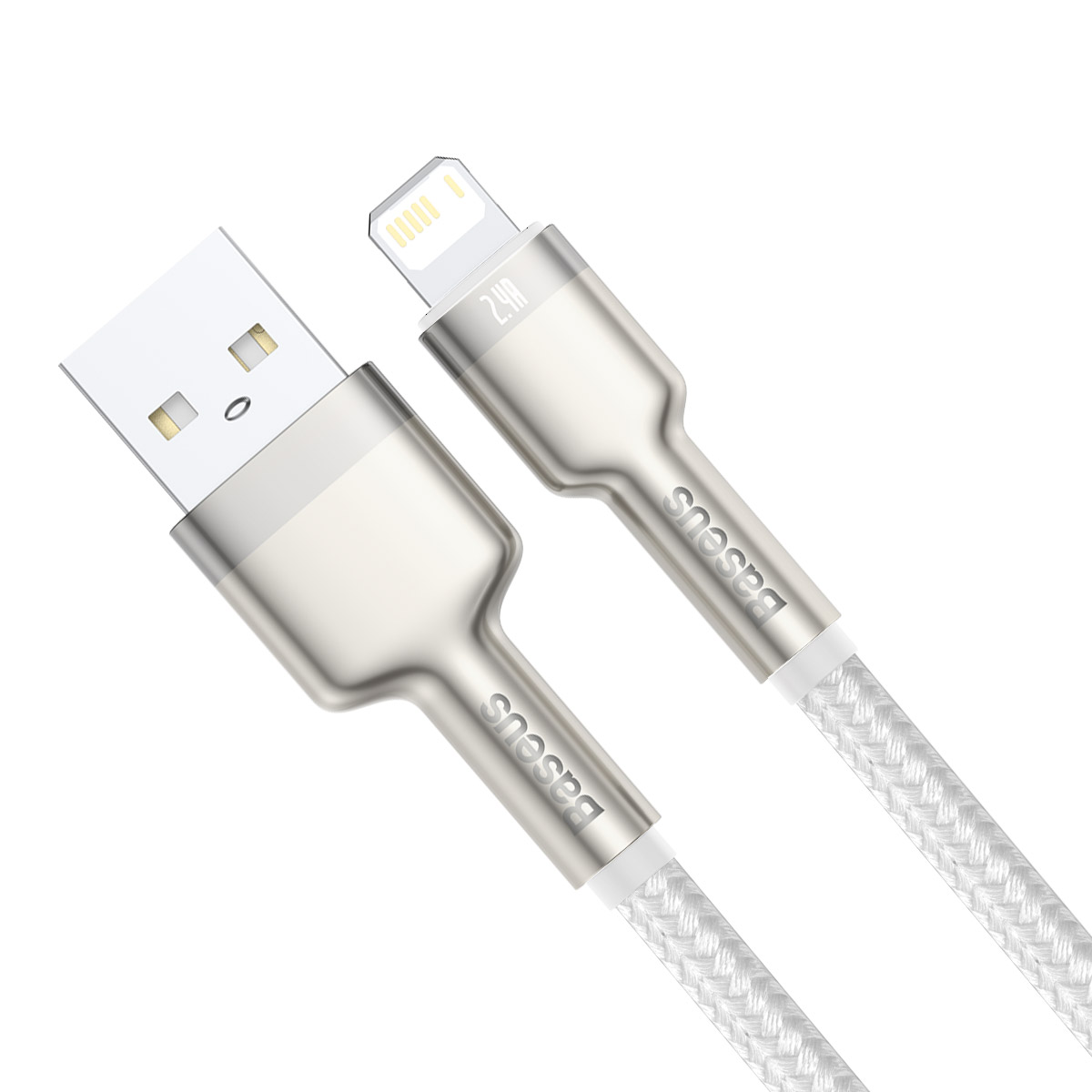 Baseus kabel Cafule Metal USB - Lightning  2,4A 1,0 m bia�y / 2