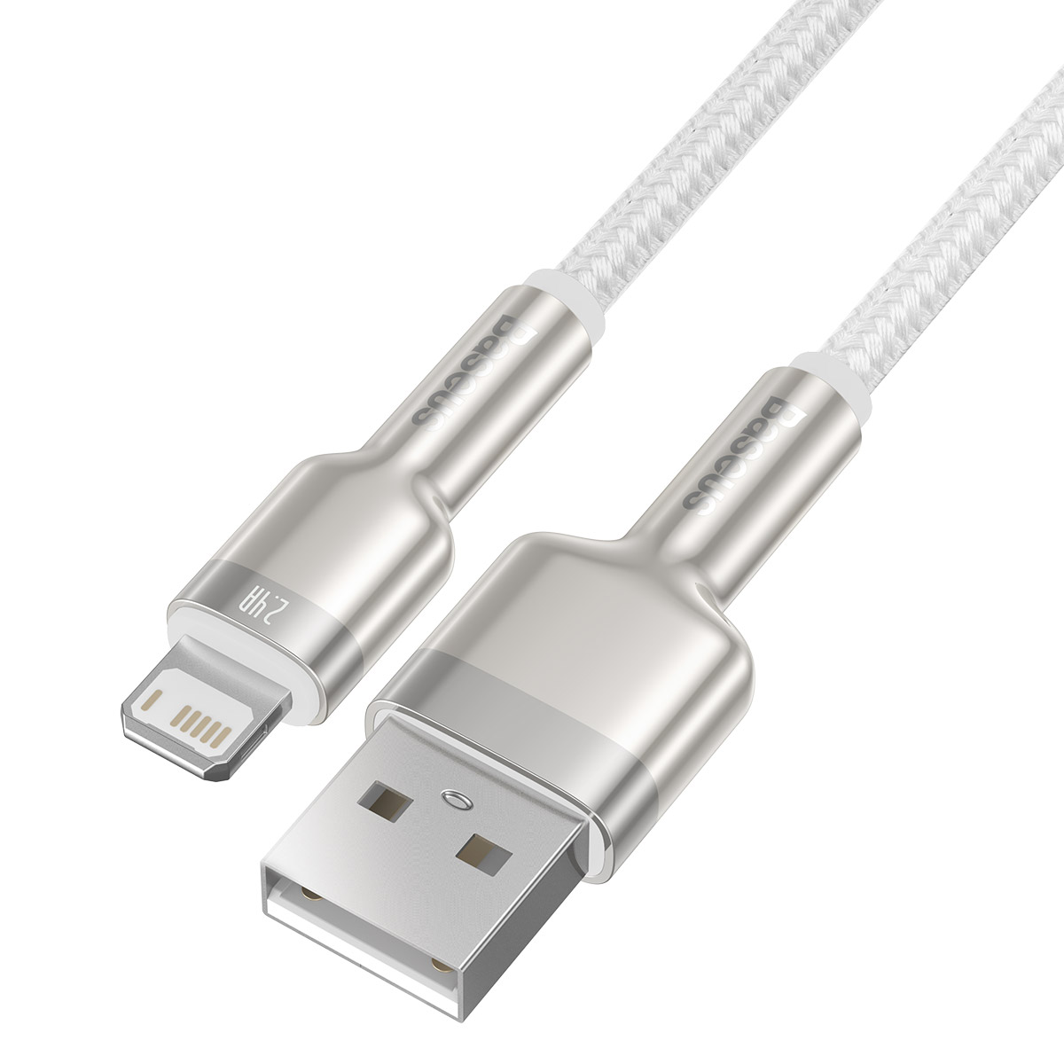 Baseus kabel Cafule Metal USB - Lightning  2,4A 1,0 m bia�y / 3