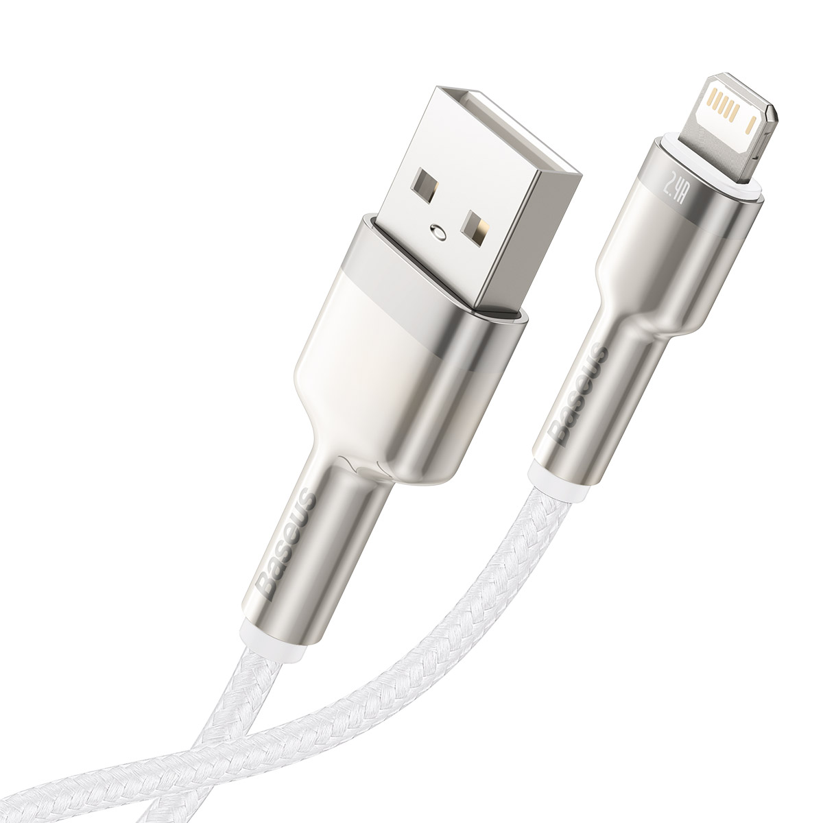 Baseus kabel Cafule Metal USB - Lightning  2,4A 2,0 m bia�y / 3