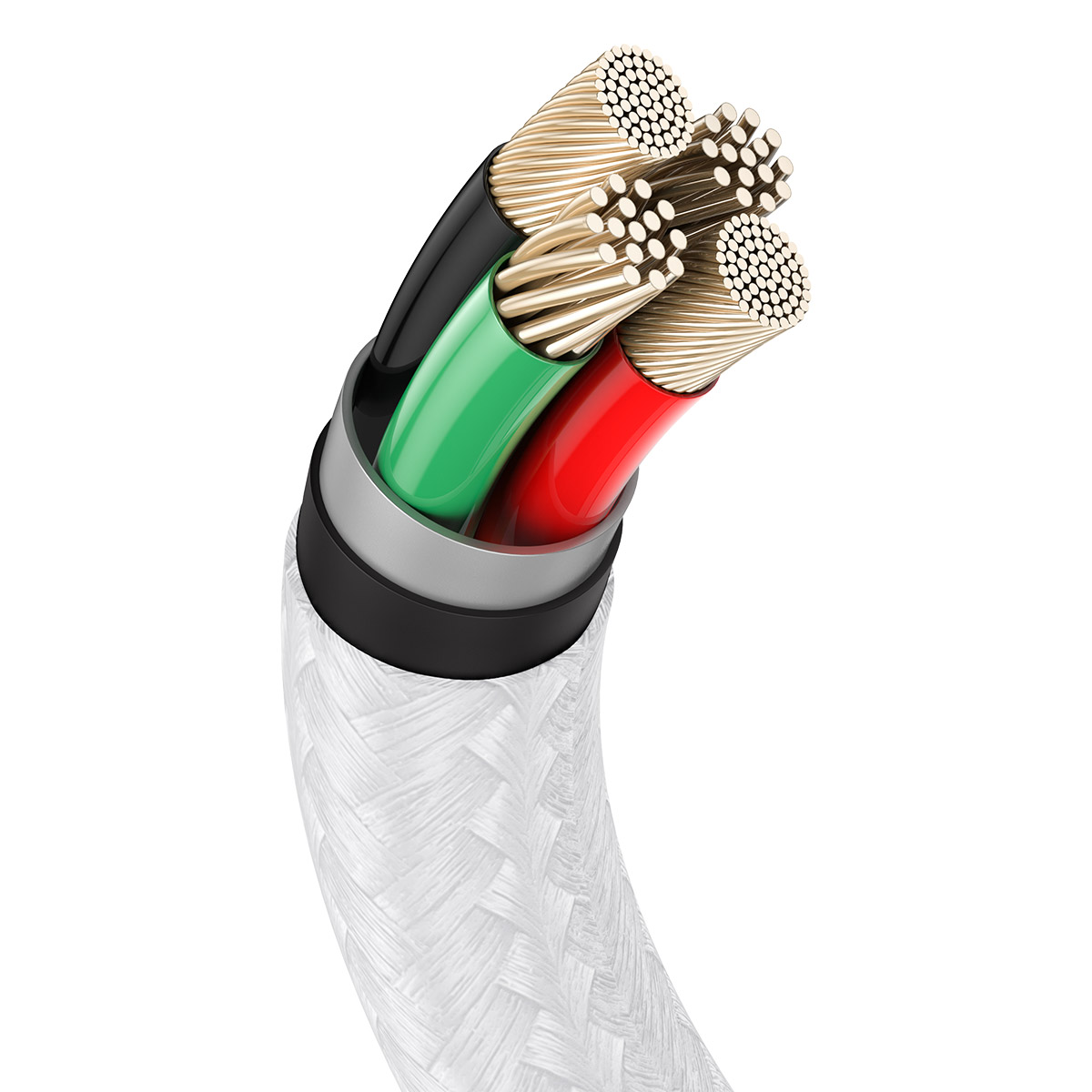 Baseus kabel Cafule Metal USB - Lightning  2,4A 2,0 m bia�y / 6