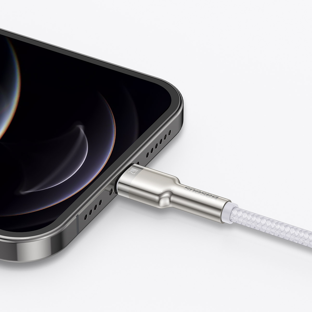 Baseus kabel Cafule Metal USB - Lightning  2,4A 2,0 m bia�y / 7