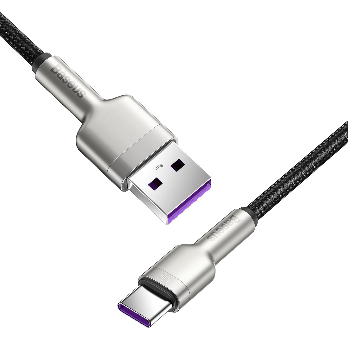 Baseus kabel Cafule Metal USB - USB-C 40W 0,25 m czarny / 2