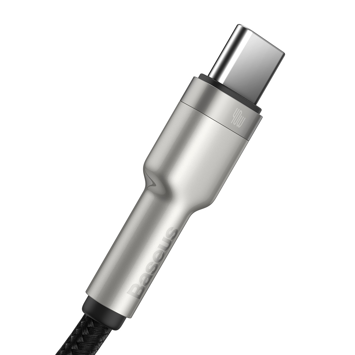 Baseus kabel Cafule Metal USB - USB-C 40W 0,25 m czarny / 3
