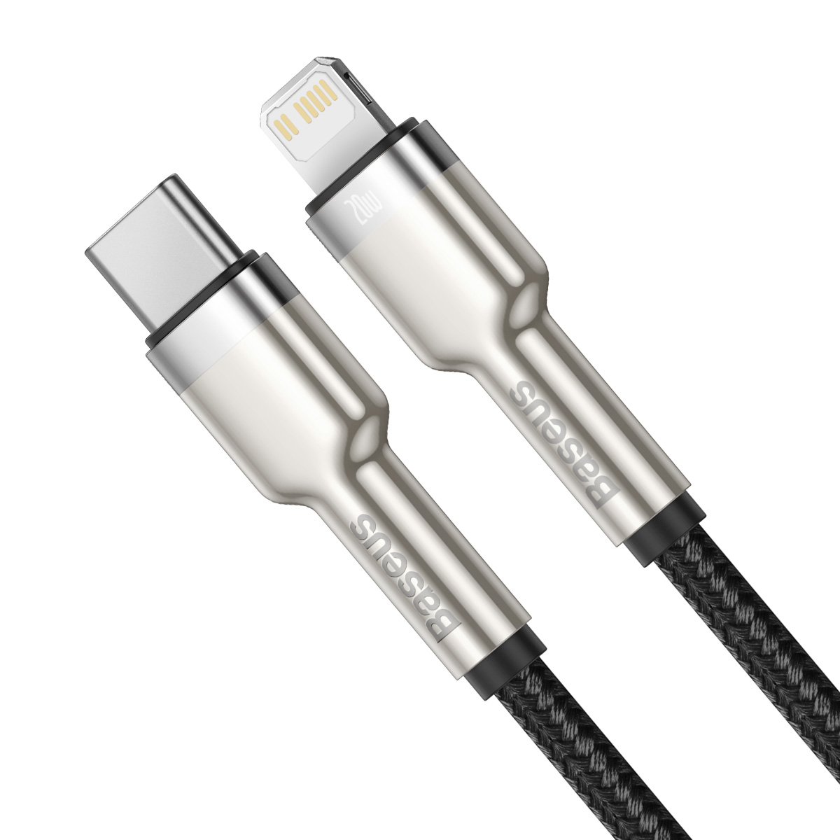 Baseus kabel Cafule Metal USB-C - Lightning  20W 0,25 m czarny / 2