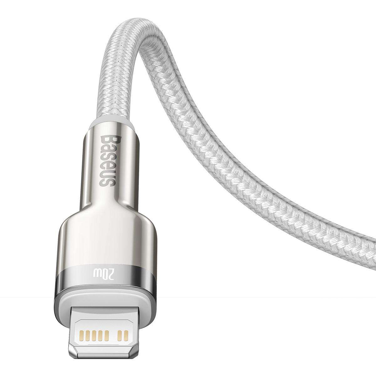 Baseus kabel Cafule Metal USB-C - Lightning  20W 1,0 m bia�y / 6