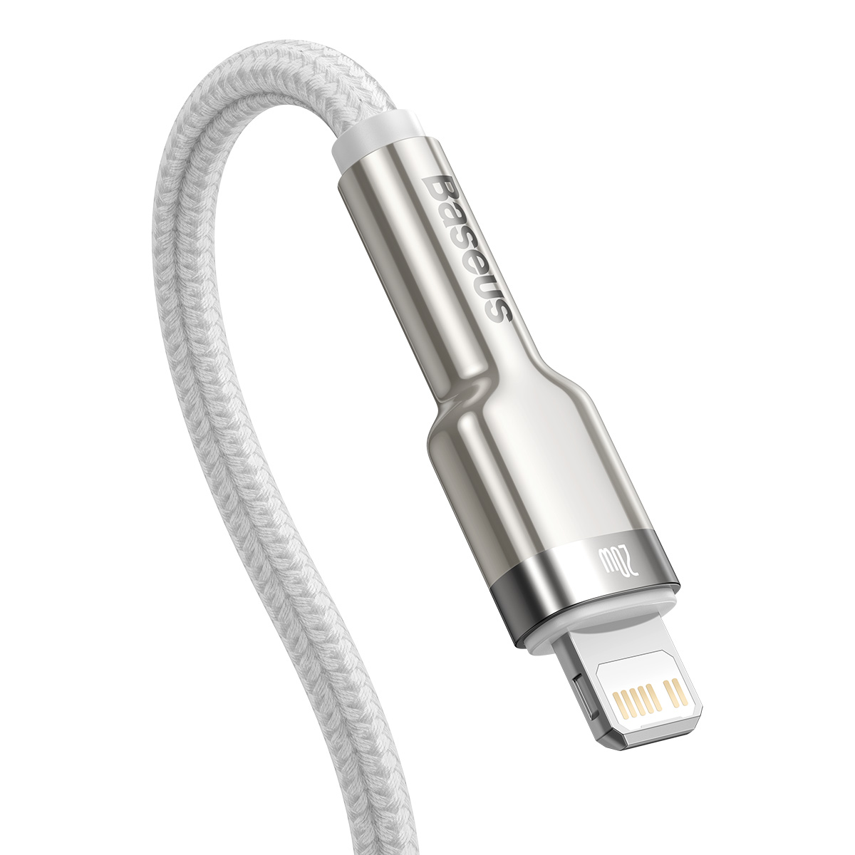 Baseus kabel Cafule Metal USB-C - Lightning  20W 2,0 m bia�y / 3