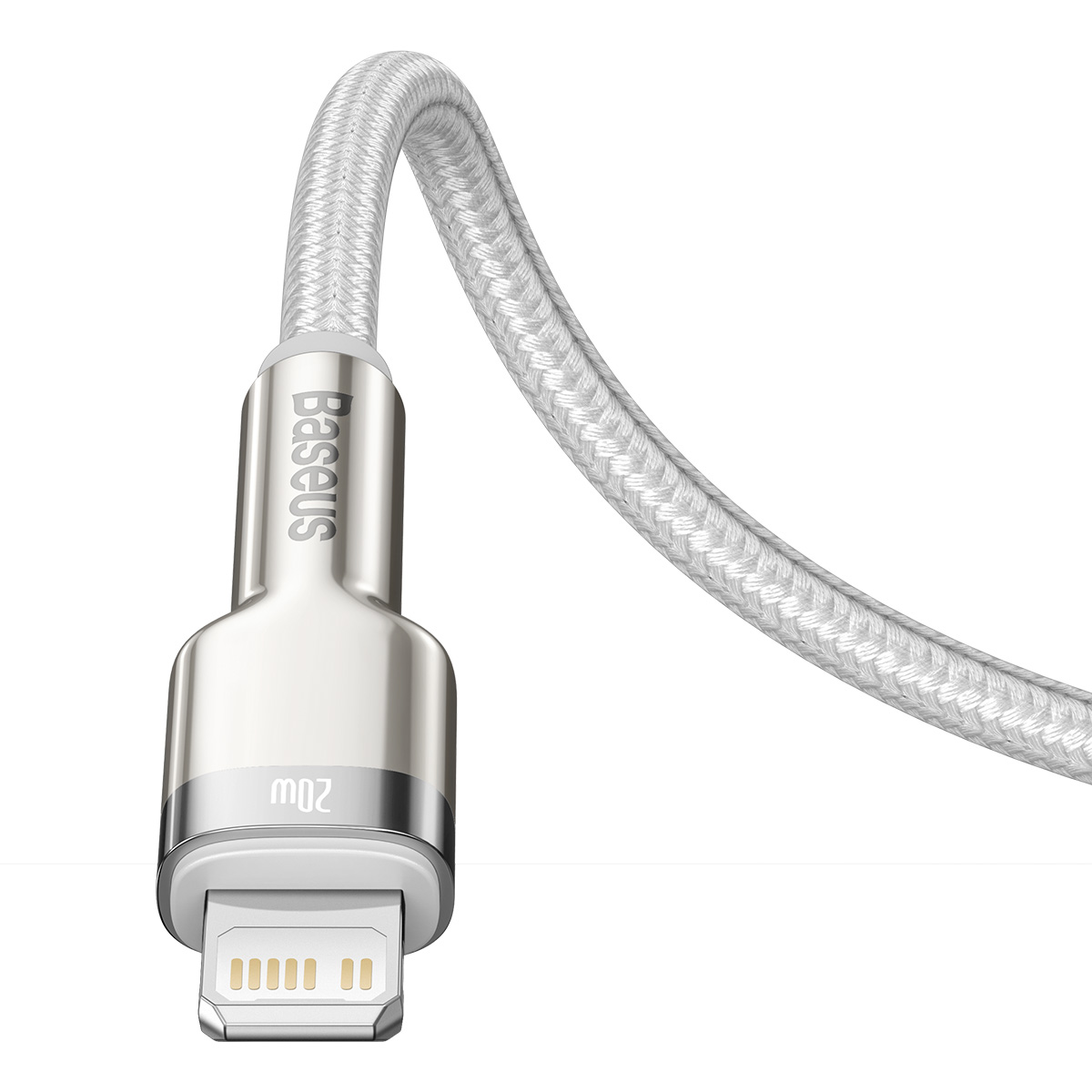 Baseus kabel Cafule Metal USB-C - Lightning  20W 2,0 m bia�y / 6