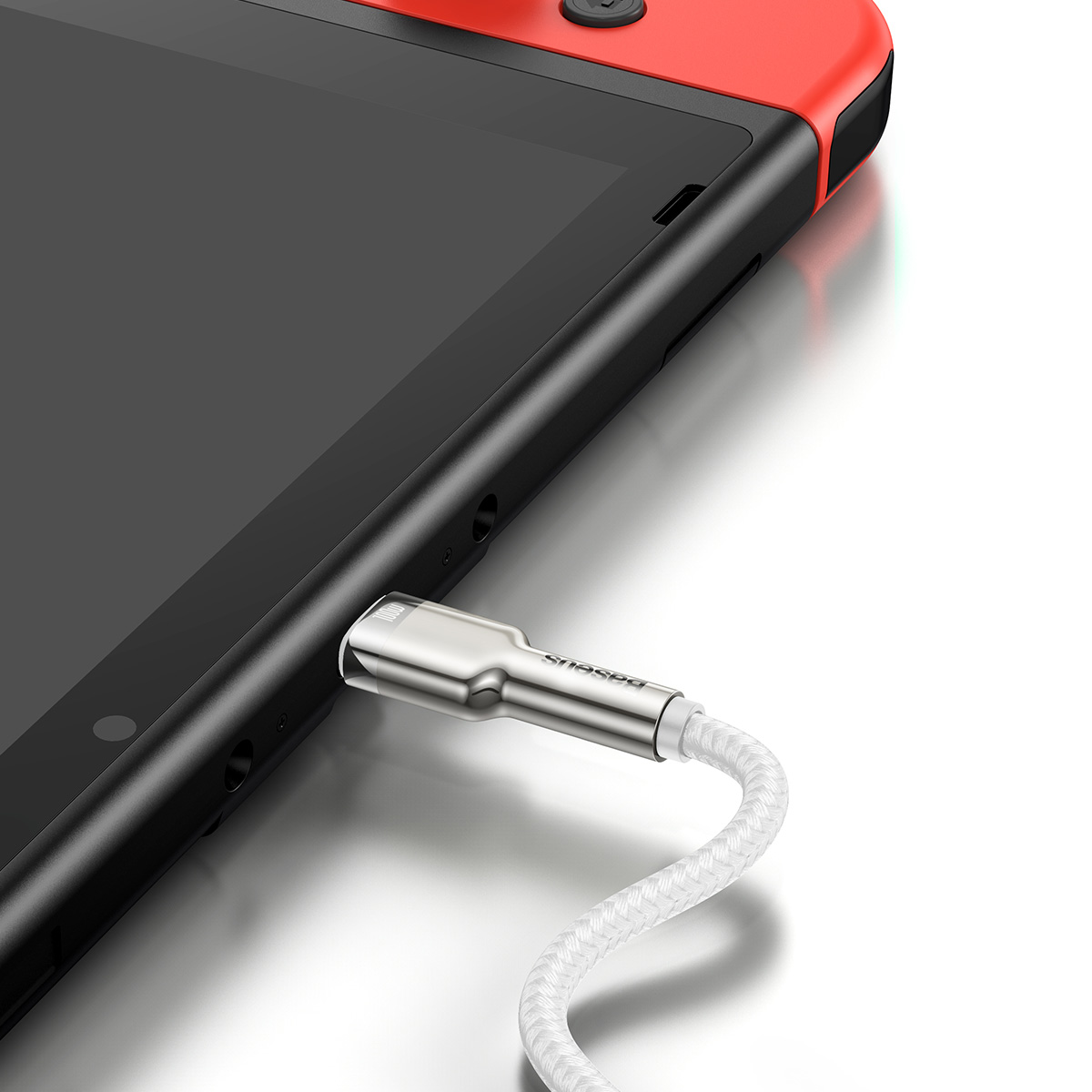 Baseus kabel Cafule Metal USB-C - USB-C 100W 1,0 m bia�y / 7