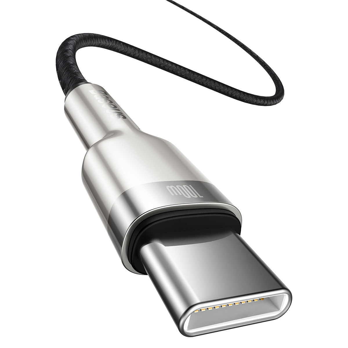 Baseus kabel Cafule Metal USB-C - USB-C 100W 1,0 m czarny / 2