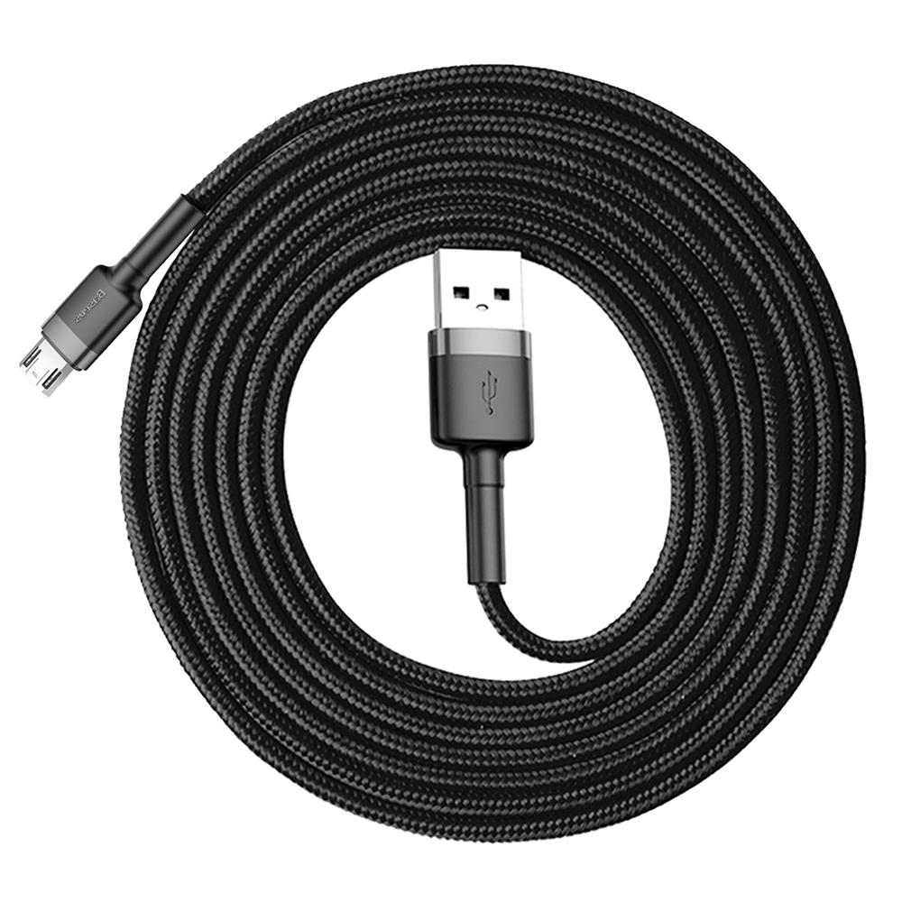Baseus kabel Cafule (micro | 2 m) szaro-czarny 1,5A / 5