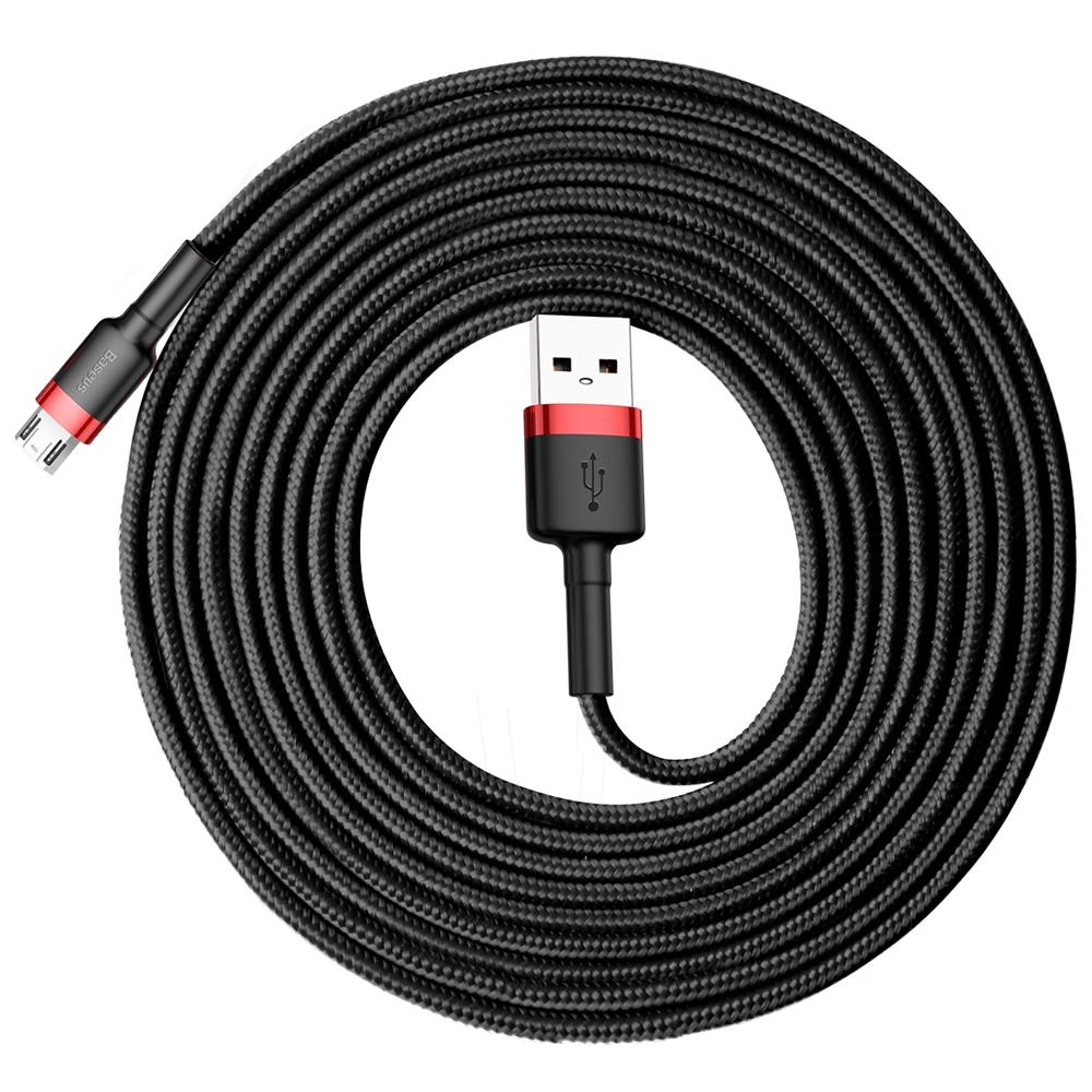 Baseus kabel Cafule (micro | 3 m) czerwono-czarny 1,5A / 5