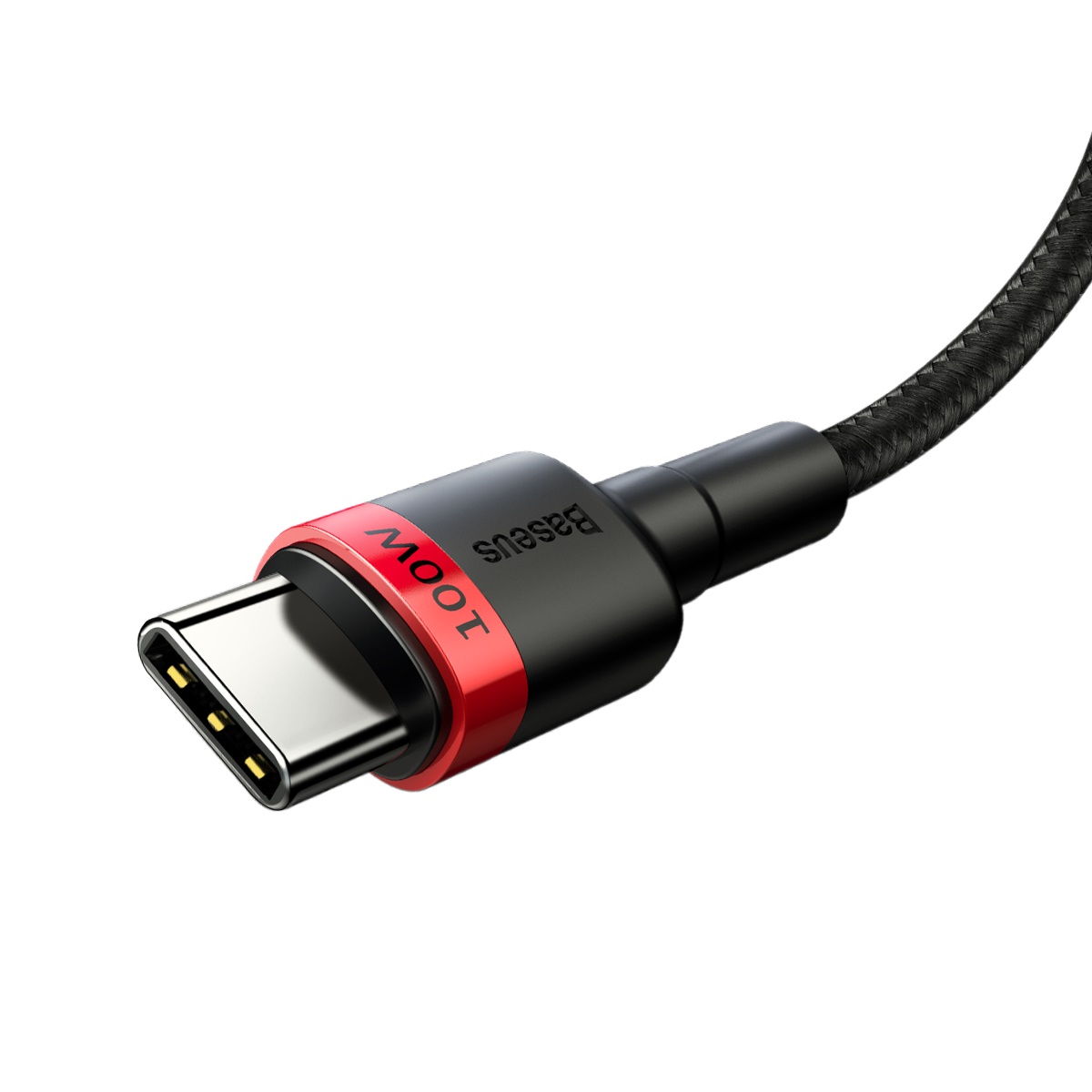 Baseus kabel Cafule PD2.0 100W (typ-C/typ-C | 2 m) czerwono-czarny 20V 5A / 3