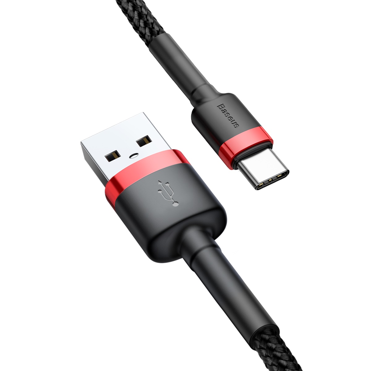 Baseus kabel Cafule (typ-C | 2 m) czerwono-czarny 2A / 7