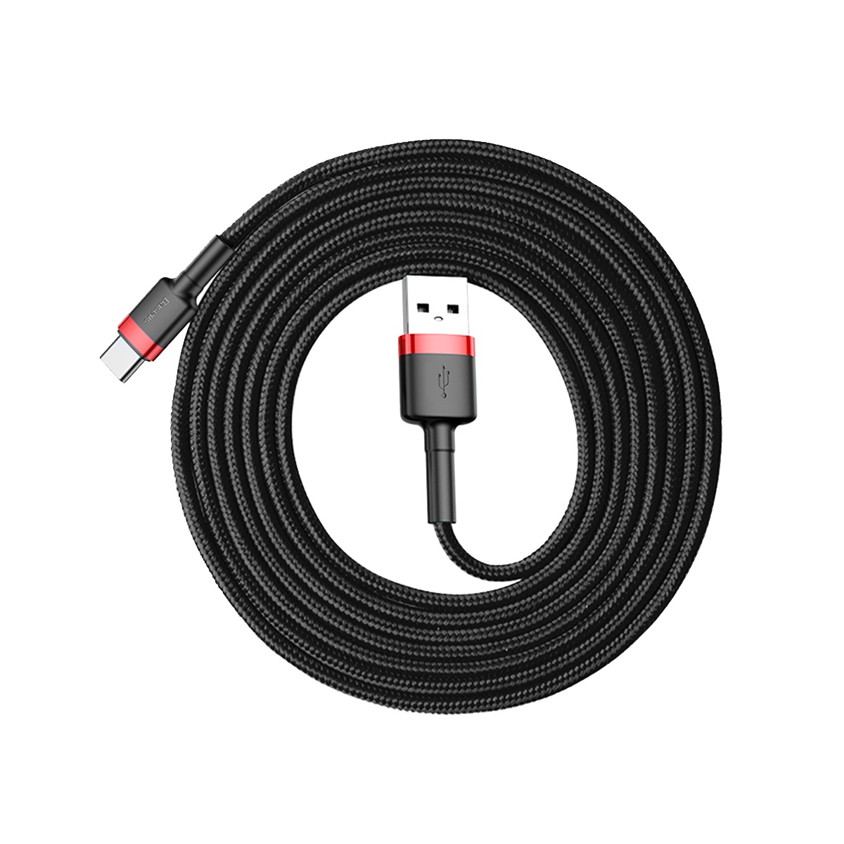 Baseus kabel Cafule (typ-C | 2 m) czerwono-czarny 2A / 8