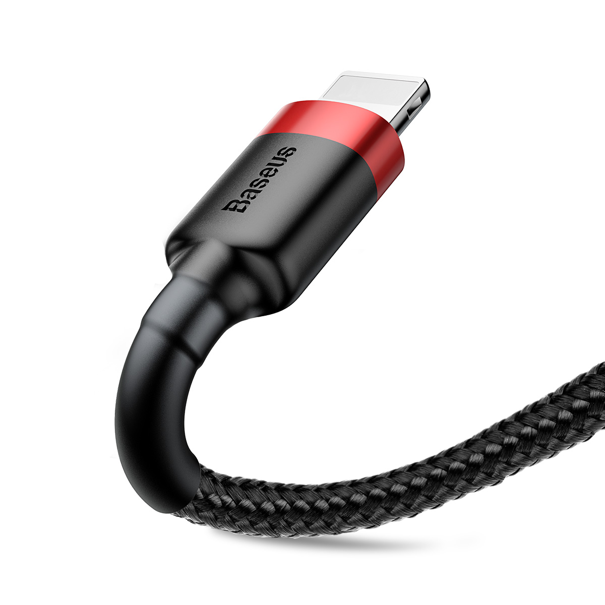 Baseus kabel Cafule USB - Lightning 0,5m 2,4A czerwono-czarny / 2