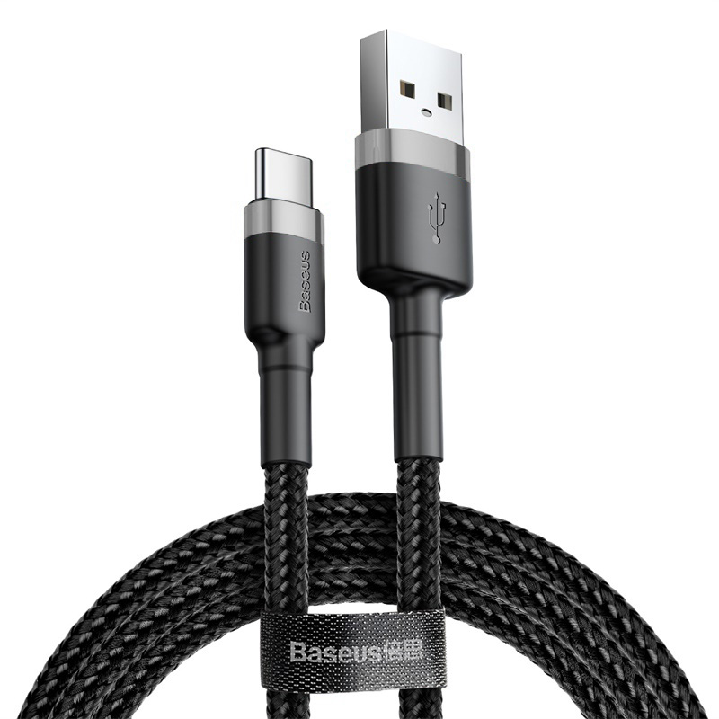 Baseus kabel Cafule USB - USB-C 3m 2A szaro-czarny