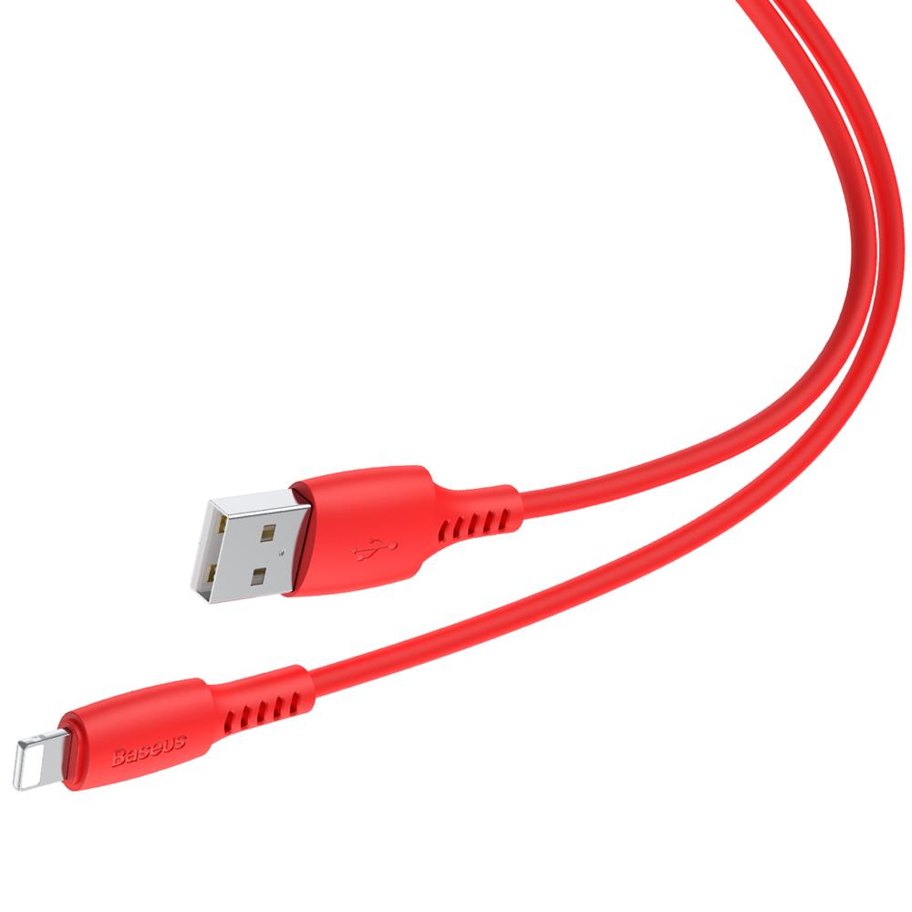 Baseus kabel Colourful (8-pin | 1,2 m) czerwony 2,4A / 2