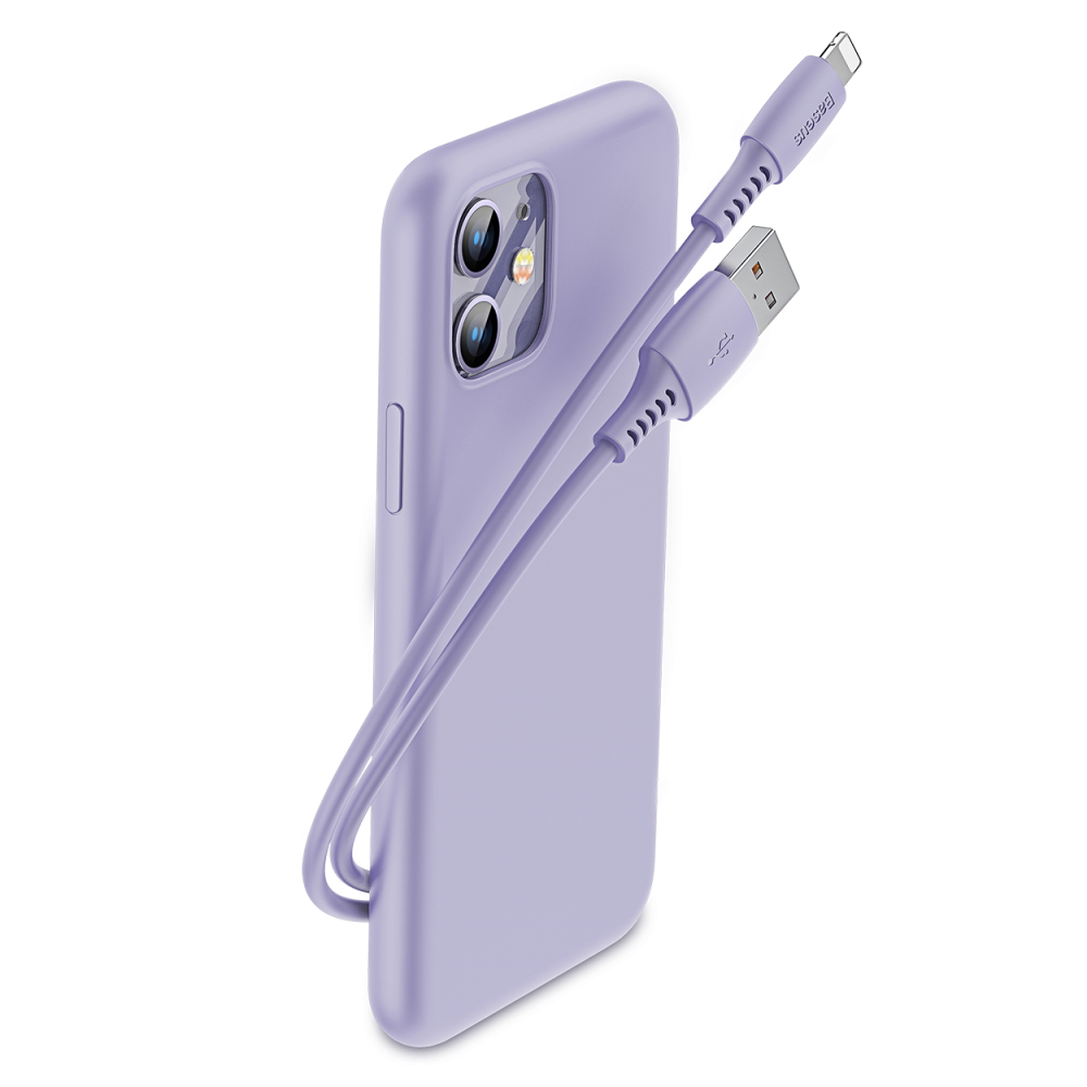 Baseus kabel Colourful (8-pin | 1,2 m) fioletowy 2,4A / 4