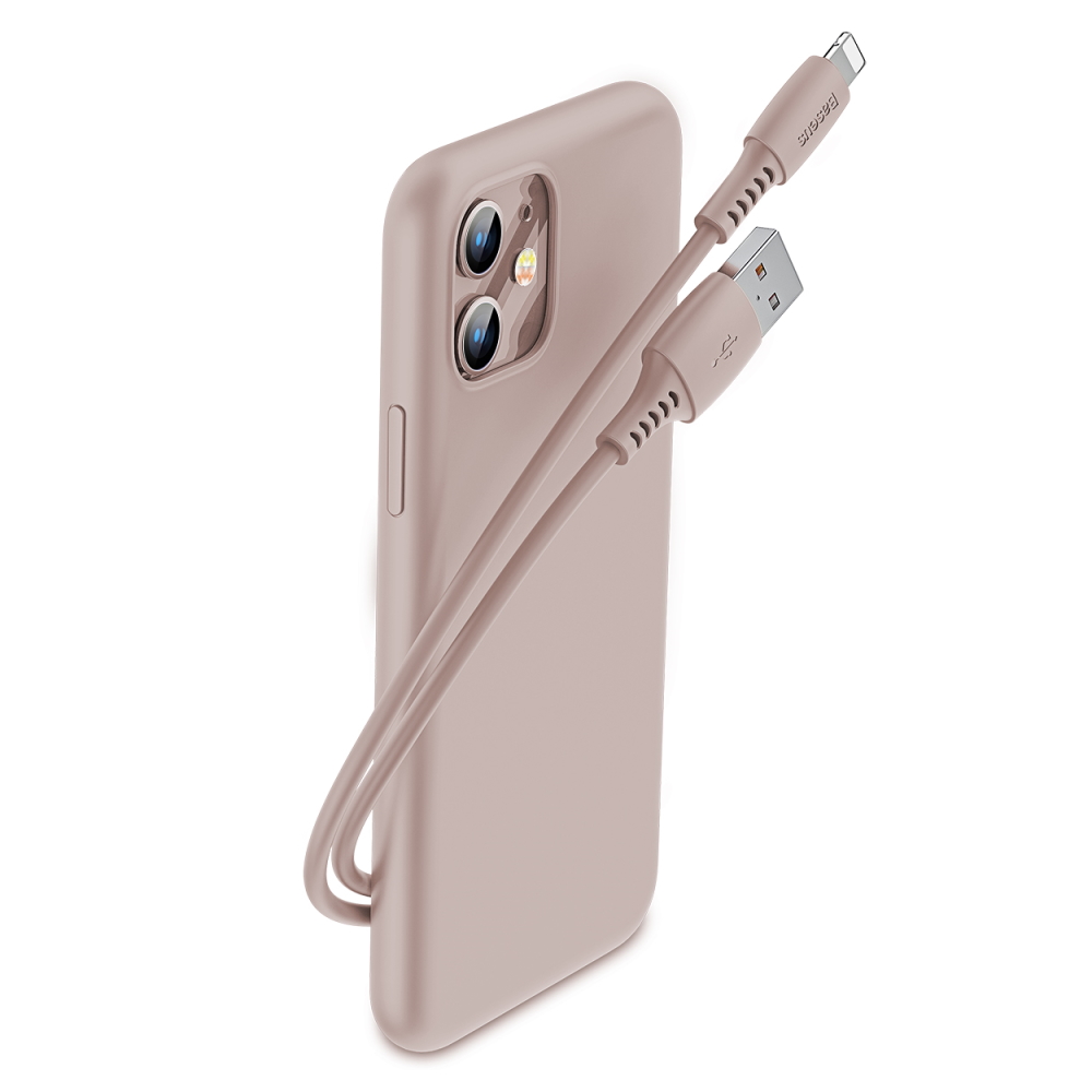 Baseus kabel Colourful (8-pin | 1,2 m) r�owy 2,4A / 4