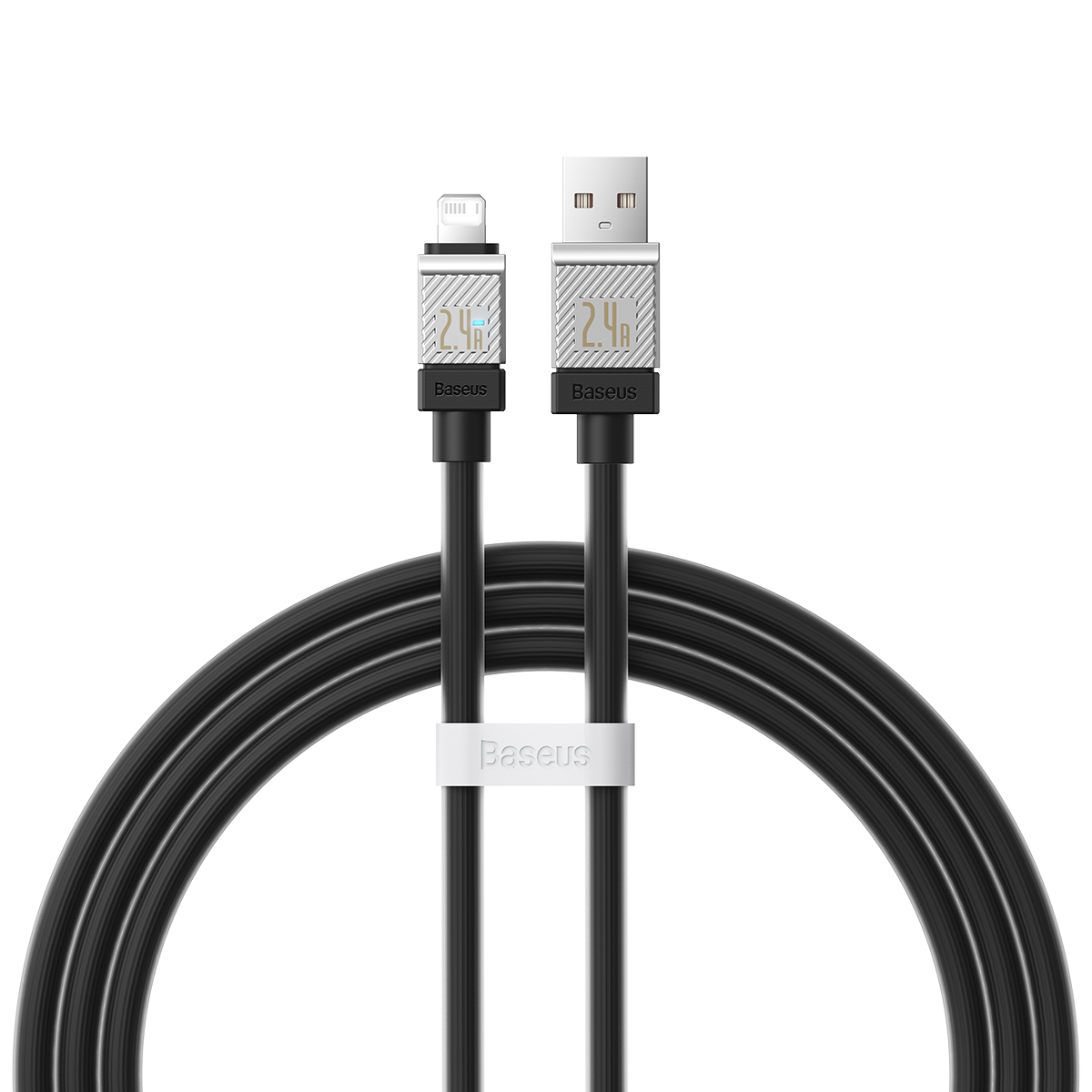 Baseus kabel CoolPlay USB - Lightning 1m 2,4A czarny